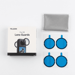 Protectores de Lente Circulares Extraíbles Telesin para Insta360 X3