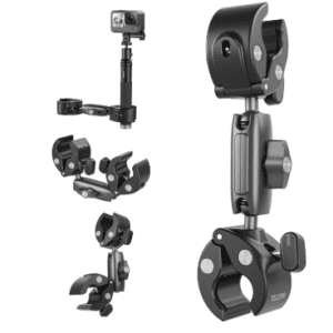 Soporte de Abrazadera Doble Metálica Telesin 360°