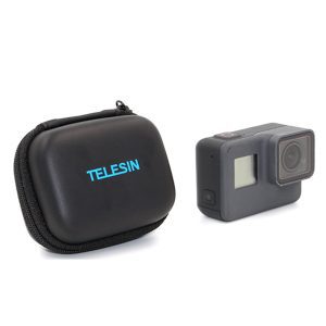 Estuche Rígido de Transporte Telesin Mini para GoPro Hero 7 a 2 - Protección Compacta y Segura