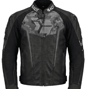 Chaqueta de Cuero para Motociclista ADT Motowear Hunter: Estilo Clásico y Protección Integral