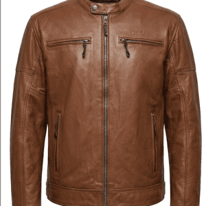 Chaqueta de Cuero para Motociclista ADT Motowear Merlin