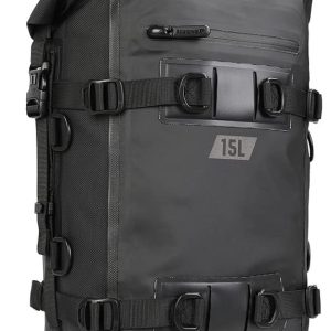 Bolsa Trasera para Motocicleta Rhinowalk 15L: Impermeable, Modular y Multifuncional